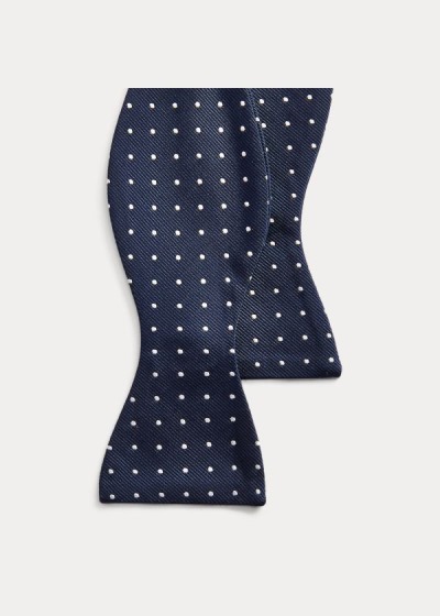 Polo Ralph Lauren Polka-Dot Silk Repp Bow Slips Herre Danmark (ASTQD8976)